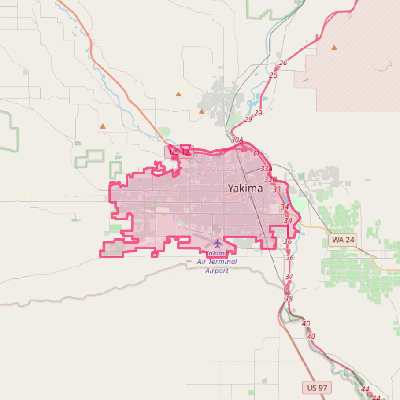 Map of Yakima