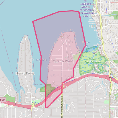 Map of Yarrow Point