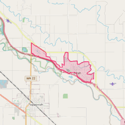 Map of Zillah