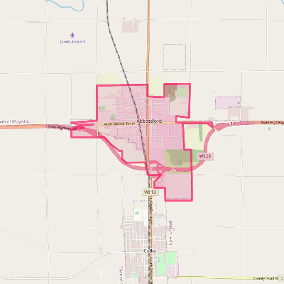 Map of Abbotsford