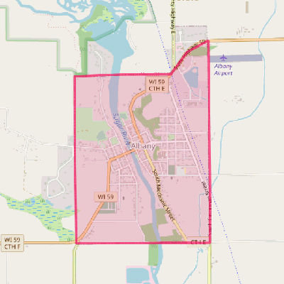 Map of Albany