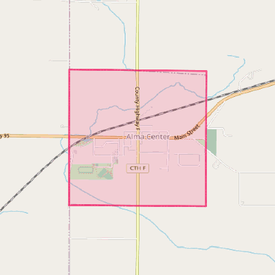 Map of Alma Center