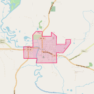 Map of Argyle