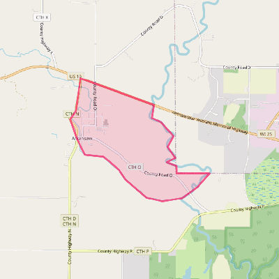 Map of Arkansaw