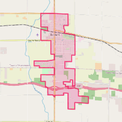 Map of Baldwin