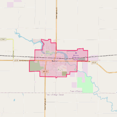 Map of Barron