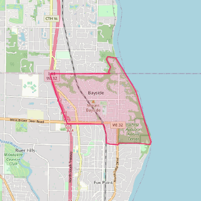 Map of Bayside