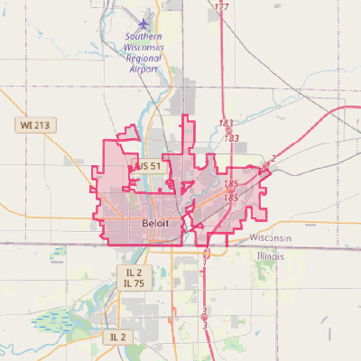 Map of Beloit