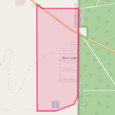 Map of Birch Hill