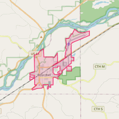 Map of Boscobel