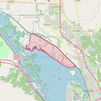 Map of Brice Prairie