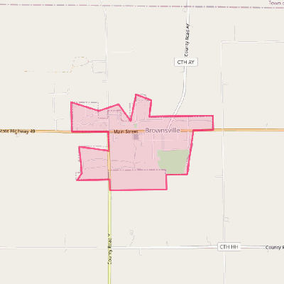 Map of Brownsville