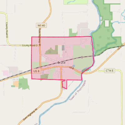 Map of Bruce