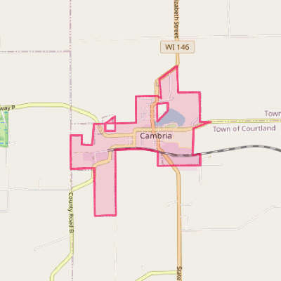 Map of Cambria