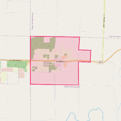 Map of Catawba