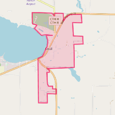 Map of Cecil