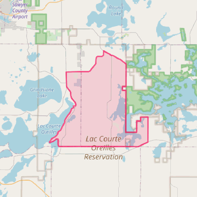 Map of Chief Lake