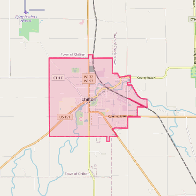 Map of Chilton