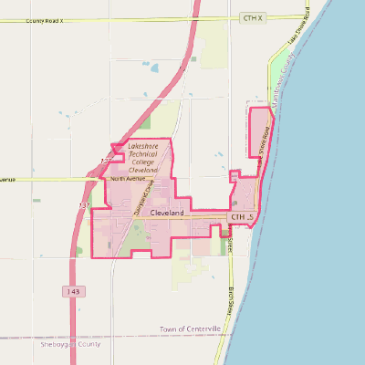 Map of Cleveland