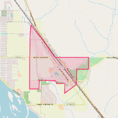 Map of Cochrane