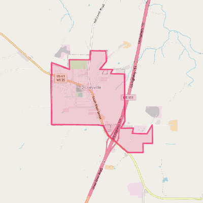 Map of Dickeyville