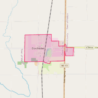 Map of Dorchester