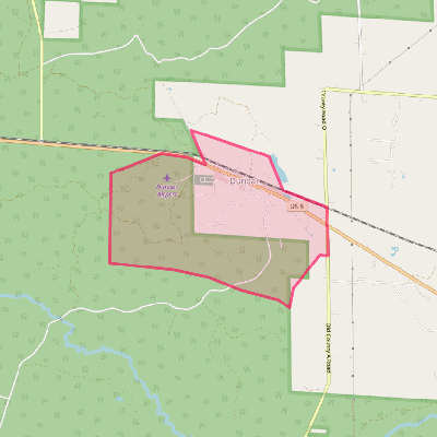 Map of Dunbar