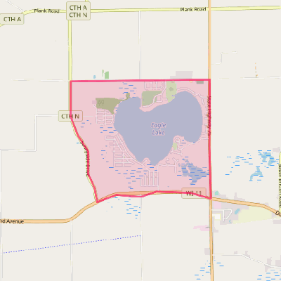Map of Eagle Lake