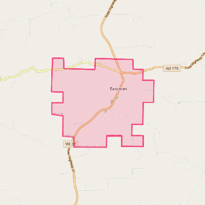 Map of Eastman