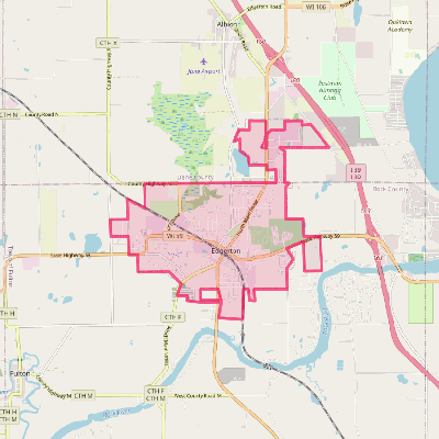 Map of Edgerton