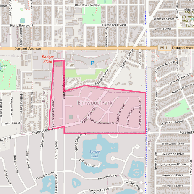 Map of Elmwood Park