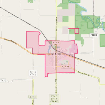 Map of Fall Creek