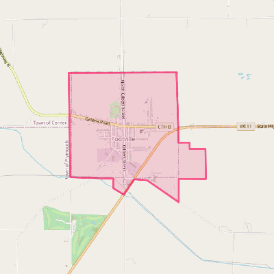 Map of Footville