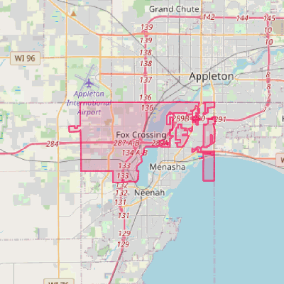 Map of Fox Crossing