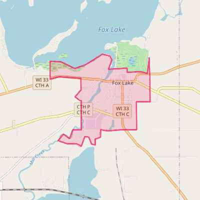 Map of Fox Lake