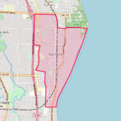 Map of Fox Point