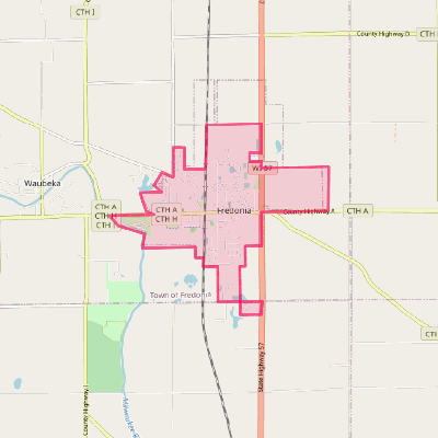 Map of Fredonia