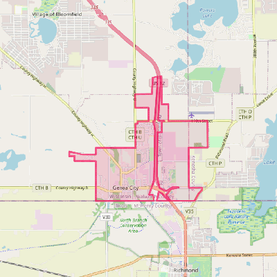 Map of Genoa City