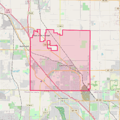 Map of Germantown