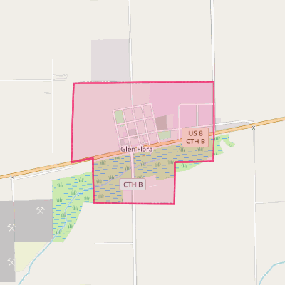 Map of Glen Flora