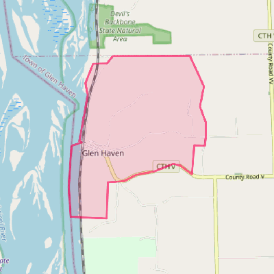 Map of Glen Haven