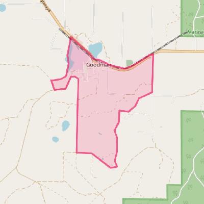 Map of Goodman