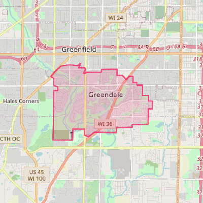 Map of Greendale