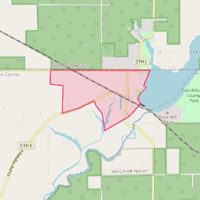 Map of Hatfield