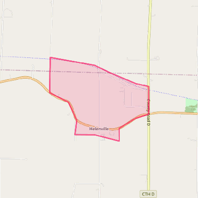 Map of Helenville