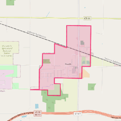 Map of Hewitt