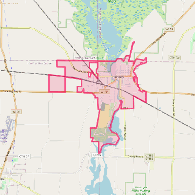 Map of Horicon