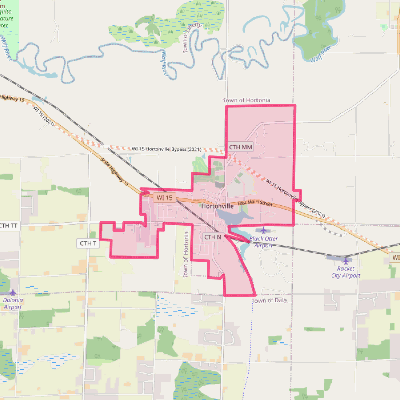 Map of Hortonville