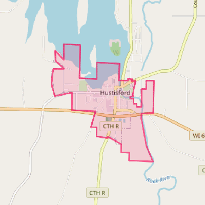 Map of Hustisford