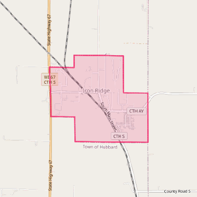 Map of Iron Ridge